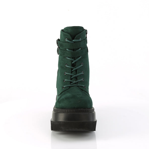 SHAKER-52 Plateau Stiefeletten - Moos von DemoniaCult – Ansicht 2