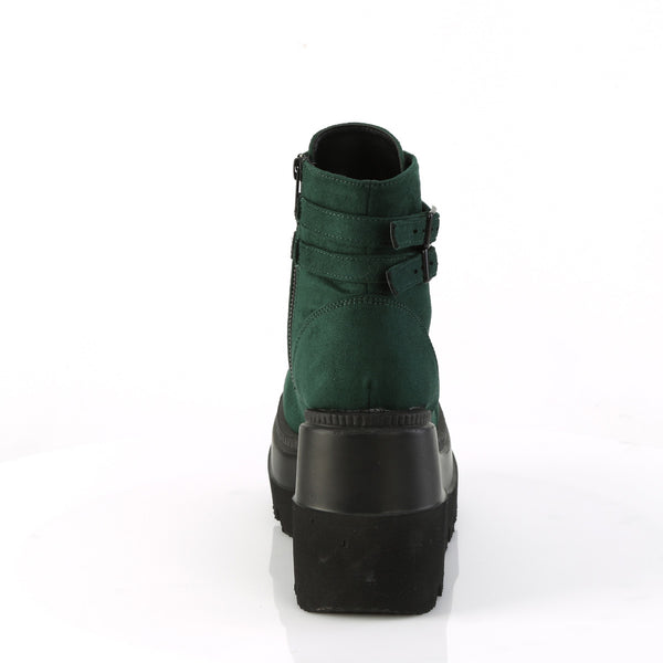 SHAKER-52 Plateau Stiefeletten - Moos von DemoniaCult – Ansicht 4