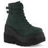SHAKER-52 Plateau Stiefeletten - Moos von DemoniaCult