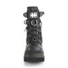 SHAKER-60 Plateau Stiefeletten schwarz matt sportlich von DemoniaCult – Ansicht 2