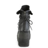 SHAKER-60 Plateau Stiefeletten schwarz matt sportlich von DemoniaCult – Ansicht 4