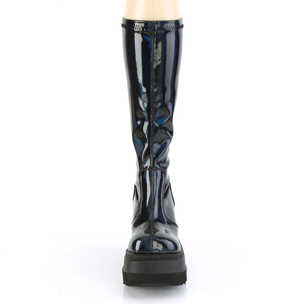 SHAKER-65 Plateau Stiefel schwarz Lack holo von DemoniaCult – Ansicht 2