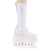 SHAKER-65 Plateau Stiefel Holo weiß von DemoniaCult – Ansicht 5