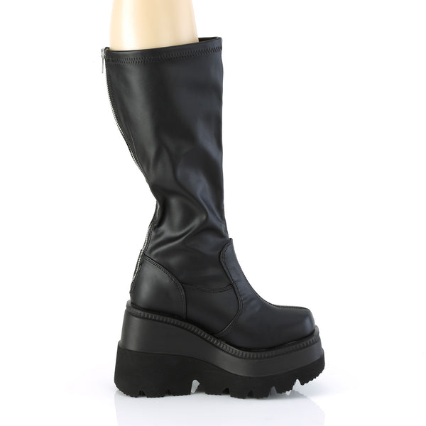 SHAKER-65WC Plateau Stiefel - Schwarz Matt von DemoniaCult – Ansicht 5