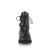 SHAKER-66 Plateau Stiefeletten mit Fledermäusen - Schwarz von Demonia – Ansicht 2