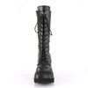 SHAKER-72 Plateau Stiefeletten Schwarz matt von DemoniaCult – Ansicht 2
