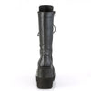 SHAKER-72 Plateau Stiefeletten Schwarz matt von DemoniaCult – Ansicht 4