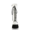 SHAKER-72 Plateau Stiefel - Weiß von Demonia Cult – Ansicht 2