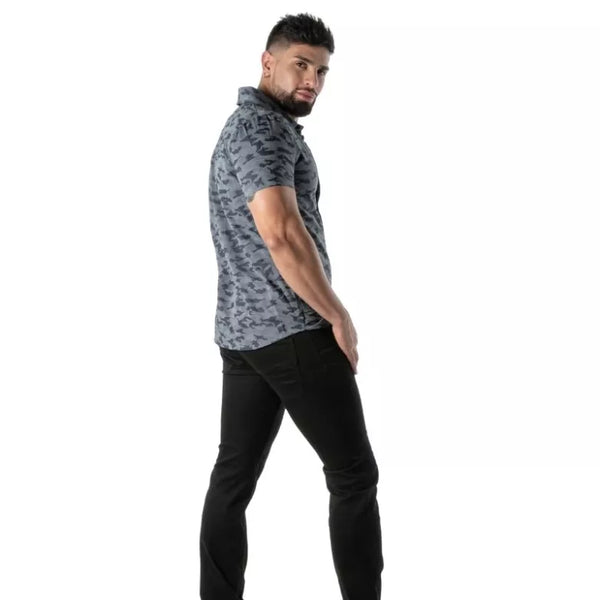 Blaues sleeves-Hemd von TOF Paris – Ansicht 4