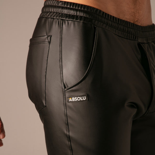 Master Ring-Zip Shorts Schwarz von Absolu Male – Ansicht 5