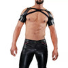 Schwarzes Shoulder Open-Harness von TOF Paris – Ansicht 4