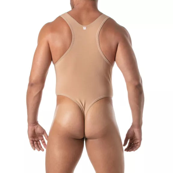 Bodythong Herren beige - Körperbetont & atmungsaktiv, maximaler Komfort | TOF Paris