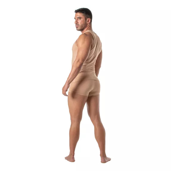 Tanktop Herren Beige - Körpernah & Atmungsaktiv für Sommer | TOF Paris