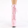 SKY-1020 Plateau Stiefeletten Lack Baby Pink von Pleaser – Ansicht 2