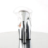 SKY-302 Plateau Pantoletten Transparent/Chrom von Pleaser – Ansicht 4