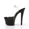 SKY-308 Plateau Sandaletten Schwarz von Pleaser – Ansicht 3