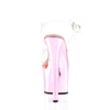SKY-308 Plateau Sandaletten Baby Pink Chrom von Pleaser – Ansicht 4