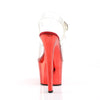 SKY-308 Sandalette Plateauschuhe Rot | Pleaser