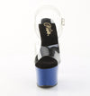 SKY-308 Plateau Sandaletten Blau Lack | Pleaser