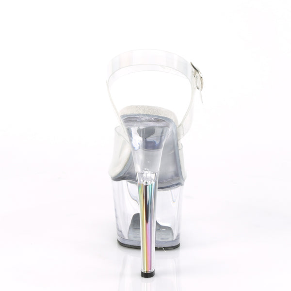 SKY-308N-RBH Plateau Sandaletten Transparent von Pleaser – Ansicht 4