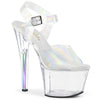 SKY-308N-RBH Plateau Sandaletten Transparent von Pleaser