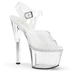 SKY-308VL Plateau Sandaletten klar von Pleaser
