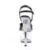 SKY-309 Plateau Sandaletten Schwarz/Transparent von Pleaser – Ansicht 4