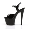 SKY-309 Plateau Sandaletten Lack Schwarz von Pleaser – Ansicht 3