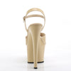 SKY-309 Plateau Sandaletten Lack Creme von Pleaser – Ansicht 4