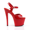 SKY-309 Sandalette Plateauschuhe Rot | Pleaser