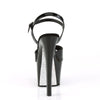 SKY-309CRS Plateau Sandaletten Schwarz/Silber von Pleaser – Ansicht 4