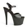SKY-309MMG Plateau Sandaletten Schwarz von Pleaser – Ansicht 5