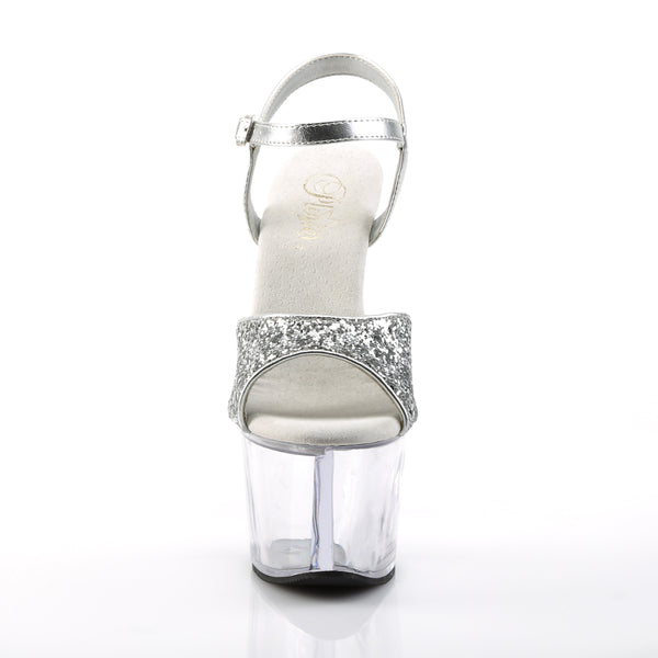SKY-310 Plateau Sandaletten schwarz von Pleaser – Ansicht 2