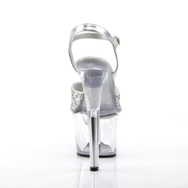 SKY-310 Plateau Sandaletten schwarz von Pleaser – Ansicht 4