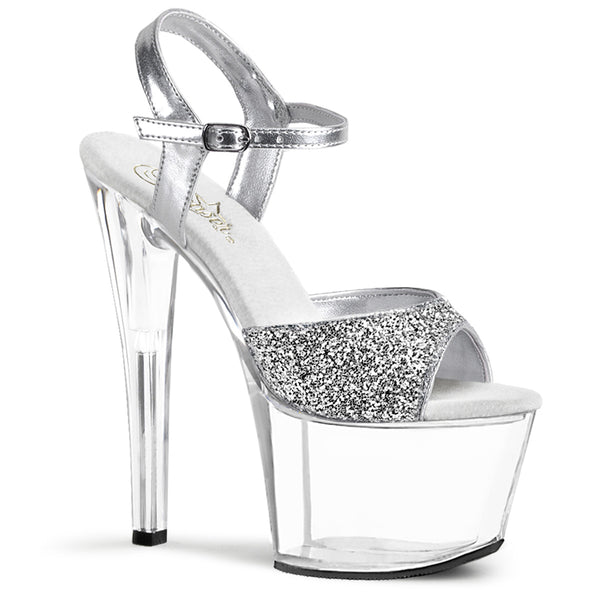 SKY-310 Plateau Sandaletten schwarz von Pleaser