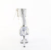 SKY-324PREM-RSNT Sandalette Plateauschuhe Transparent | Pleaser
