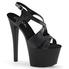 SKY-330 Plateau Sandaletten Schwarz Matt von Pleaser