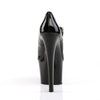 SKY-387 Plateau Pumps Lack Schwarz | Pleaser