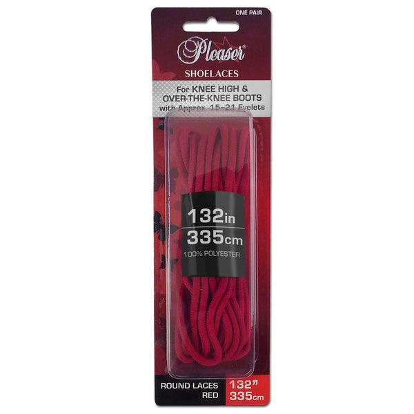 Schnürsenkel Rot 198 cm, 335 cm & 457 cm | Pleaser