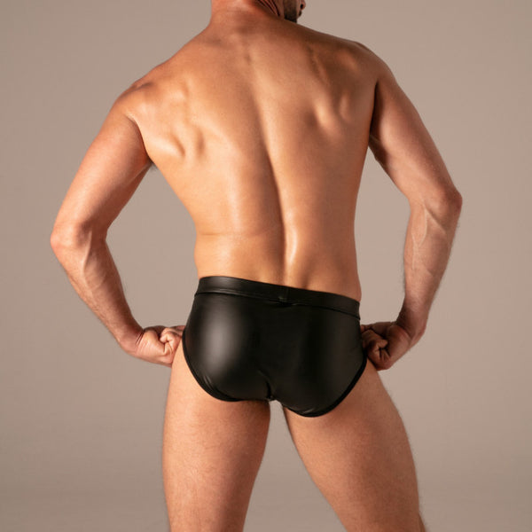 Master Ring-Zip Slip Schwarz von Absolu Male – Ansicht 2