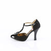 SMITTEN-10 Pumps Schwarz Leo | Pin Up Couture SALE