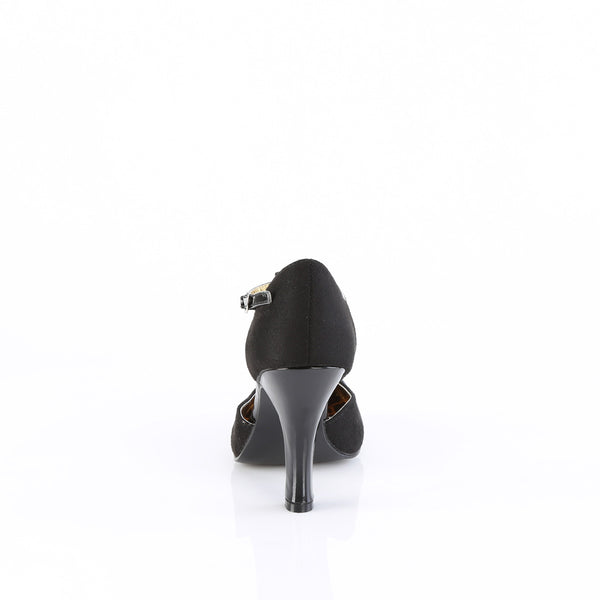 SMITTEN-10 Pumps Schwarz Leo | Pin Up Couture SALE