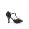 SMITTEN-10 Pumps Schwarz Leo | Pin Up Couture SALE