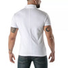 Weißes Premium Polo Shirt aus seidiger Baumwolle von TOF Paris – Ansicht 5