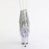 SPECTATOR-1017RSF - Plateau Stiefeletten - Transparent/Silber mit Strass von Pleaser – Ansicht 4