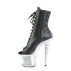 SPECTATOR-1021RS Plateau Stiefeletten - Schwarz Matt von Pleaser – Ansicht 3