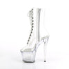 SPECTATOR-1040G Plateau Stiefeletten - Transparent von Pleaser – Ansicht 3