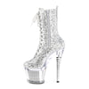 SPECTATOR-1040G Plateau Stiefeletten - Silber von Pleaser – Ansicht 3