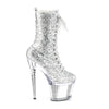 SPECTATOR-1040G Plateau Stiefeletten - Silber von Pleaser – Ansicht 5