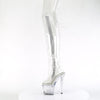 SPECTATOR-3019C Overknee Peeptoe Stiefel - PVC durchsichtig von Pleaser – Ansicht 3